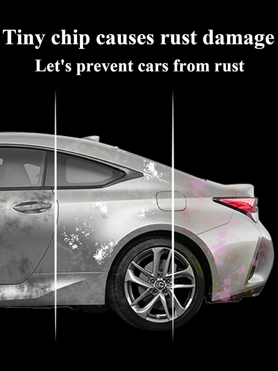 SYOAUTO Blizzard Pearl 070 Touch Up Paint Fit for Toyota Cars Auto Touch up Paint Scratch Repair Pen Brush and Tip 2 in 1 Blizzard Pearl 070