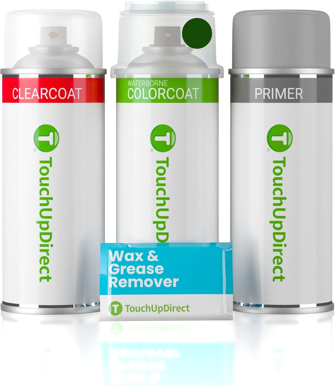 TouchUpDirect 6V7 Army/Dark Green Compatible with Toyota Exact Match Touch Up Paint Aerosol - Preferred Kit