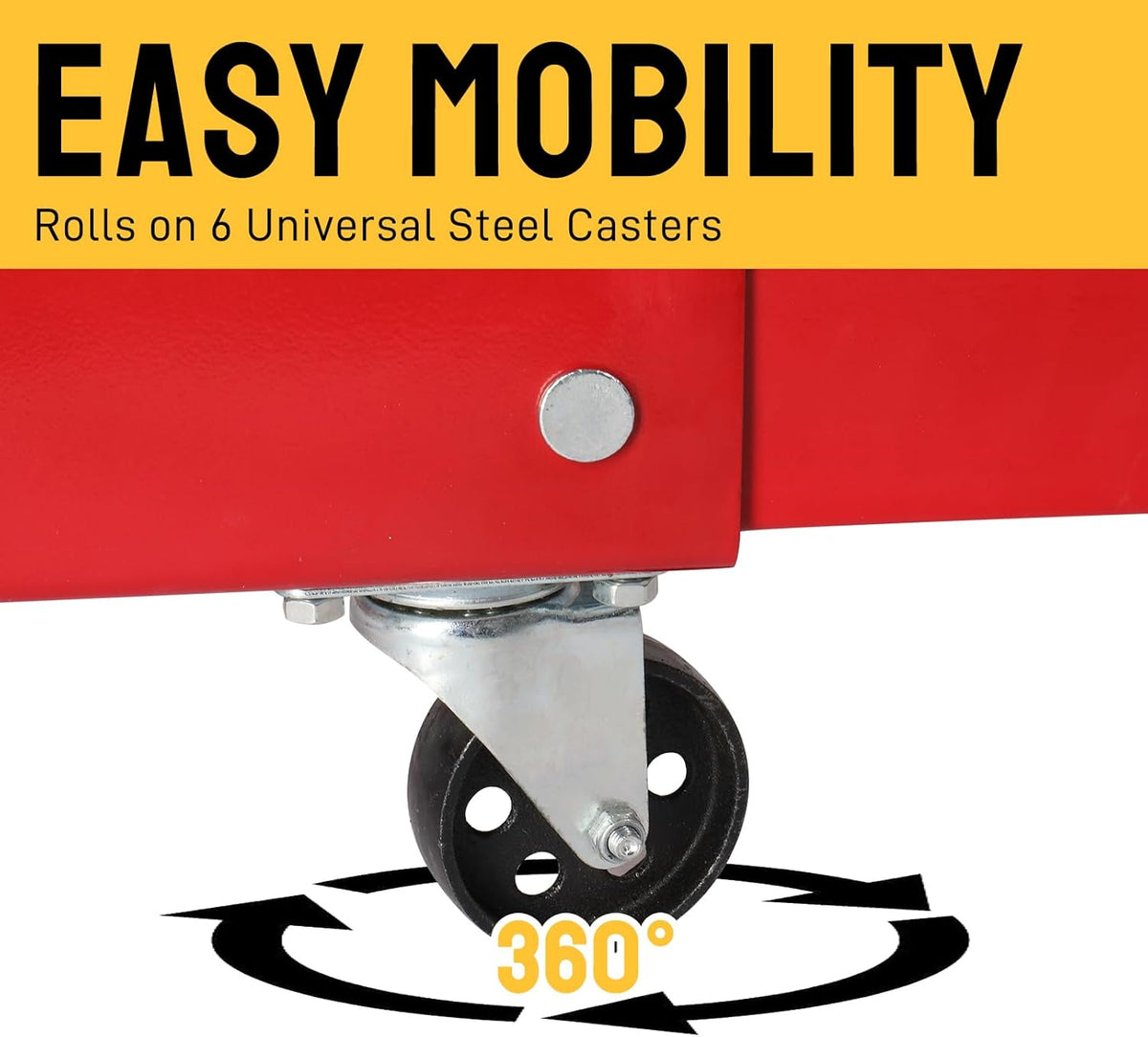 Engine Hoist 2 TON Folding Hydraulic Engine Motor Hoist Cherry Picker Shop Cranes Lift Red Shop Crane 4000 lb Heavy-Duty (Engine Hoist)