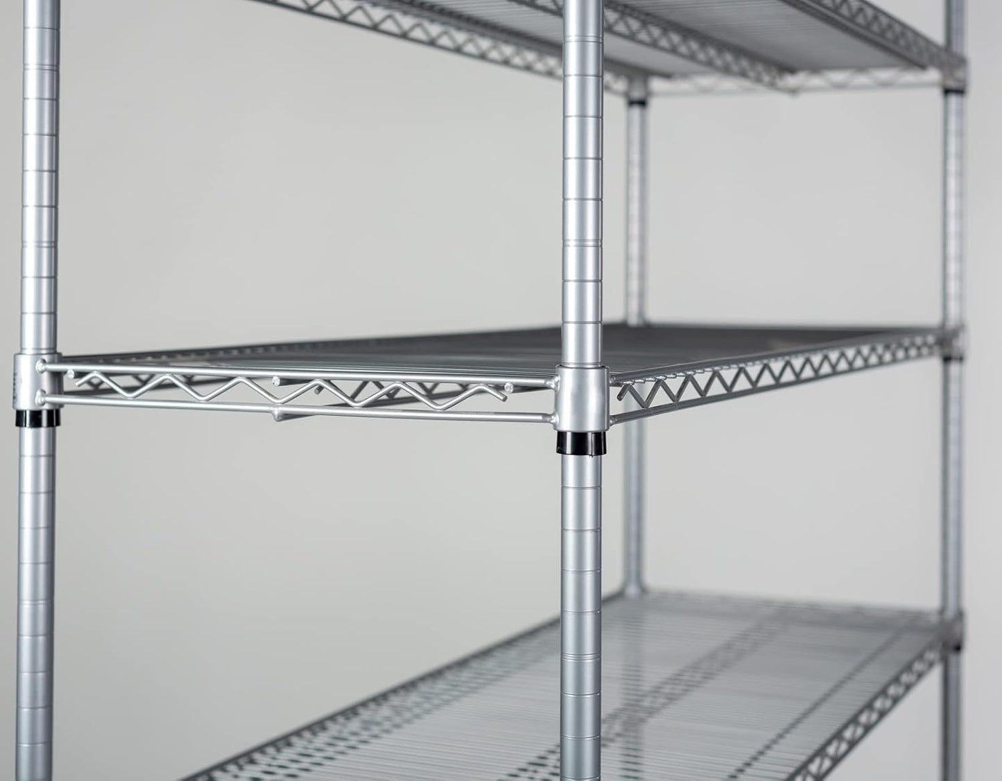 Omega 14" Deep x 72" Wide x 74" High 3 Tier Gray Starter Shelving Unit