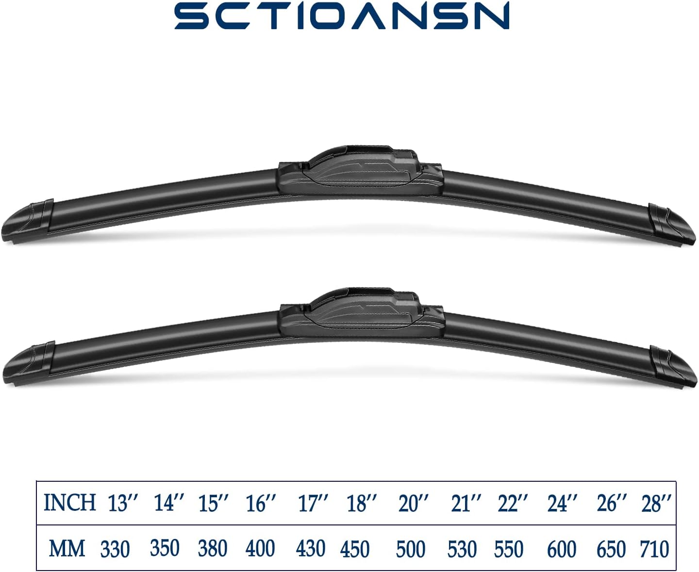 3 Wipers Set for 2016 2017 2018 2019 2020 2021 2022 Honda HRV HR-V, Windshield Wiper Blades Original Equipment Replacement Front and Rear- 26"/18"/10B" (Pack of 3) J- HOOK