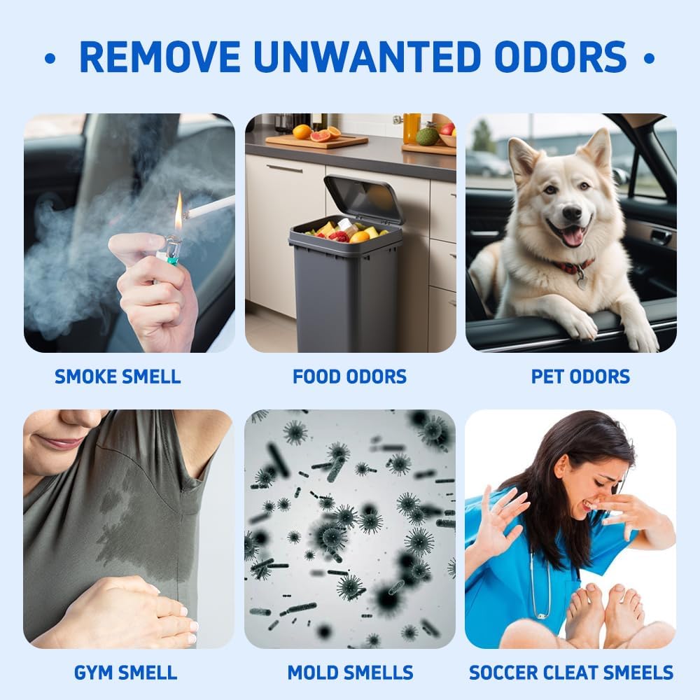 Glodway Whole Car Air Refresher Spray,Odor Eliminator Eliminates Strong Vehicle Odors,Cologne Scent-6 Ounce Spray Bottle (Plack of 2)