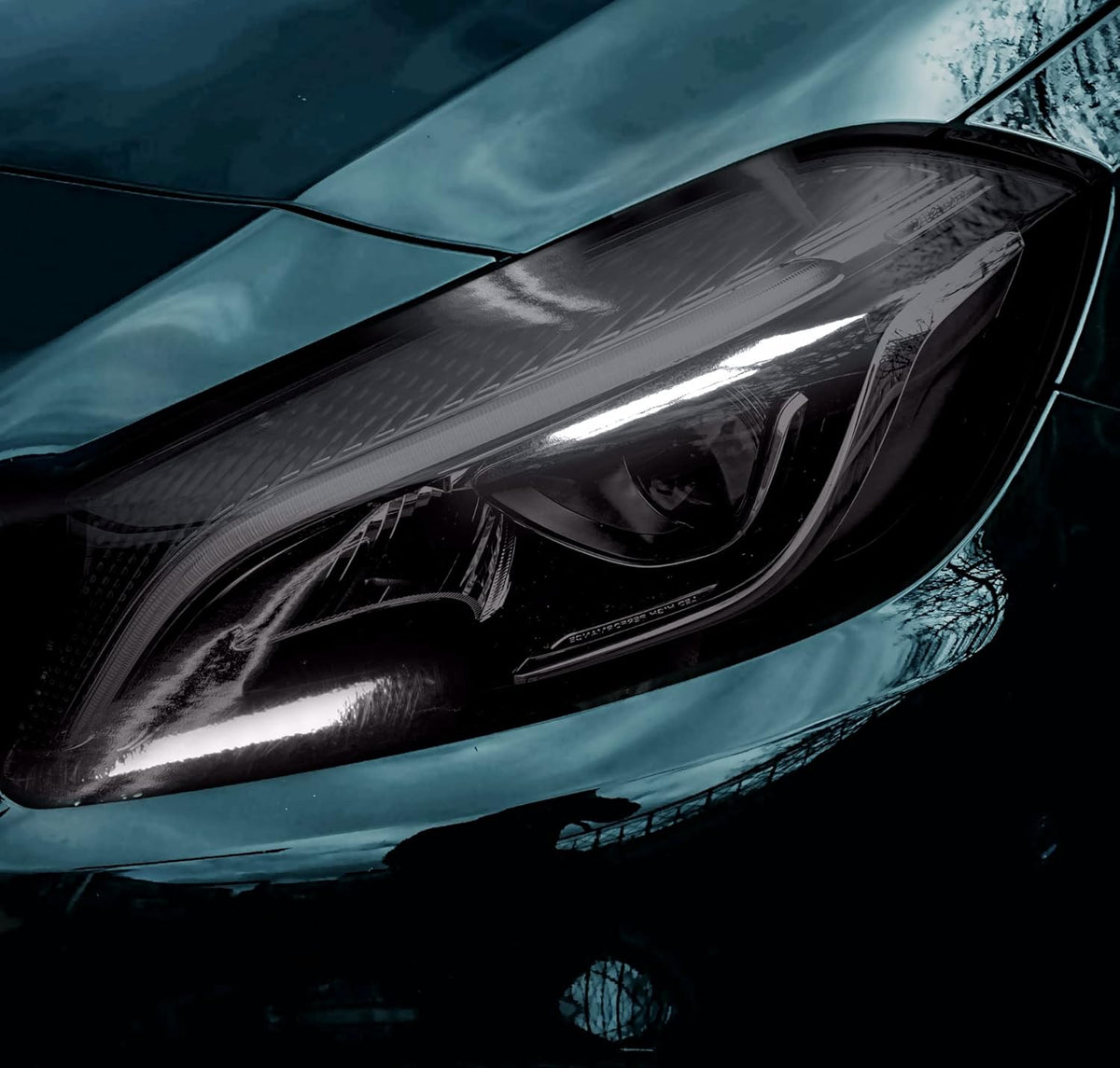 VViViD Air-Tint Headlight/Tail Light Window Tint (Smoke Black, 12" x 48")
