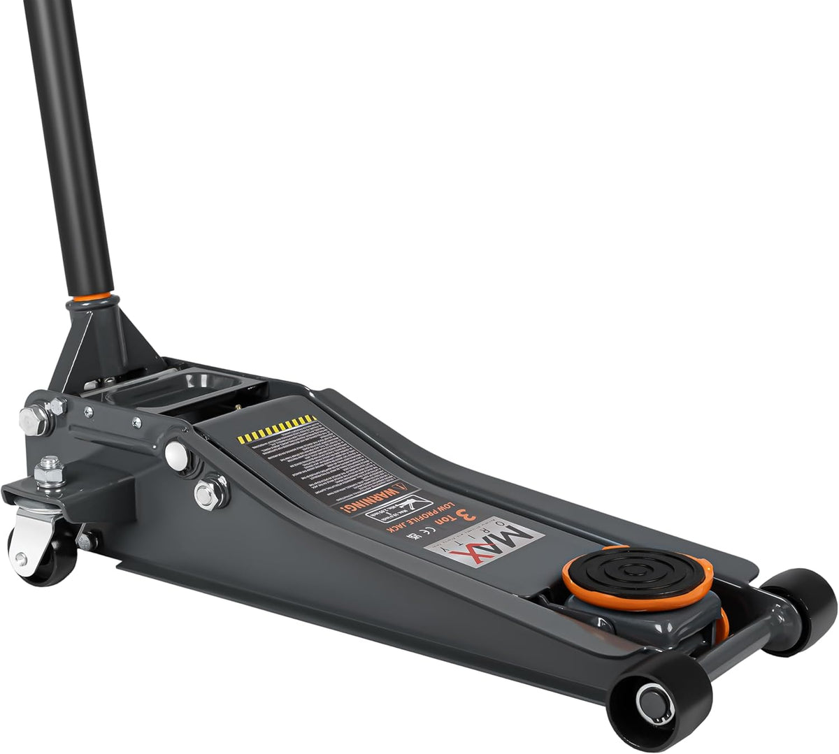 3-Ton (6600lbs) Low Profile Hydraulic Heavy-Duty Steel Floor Jack with Dual Pistons Quick Lift Pump, Home and Workshop Car Maintenance for Various Vehicles (Random Color, 3 Ton Low Profile)