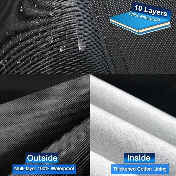 Holhtly Car Cover Custom Fit for Dodge Charger， Car Covers for Automobiles All Weather Waterproof Sun Snow Rain Wind Dust Protection, Outdoor Car Cover Black & Grey