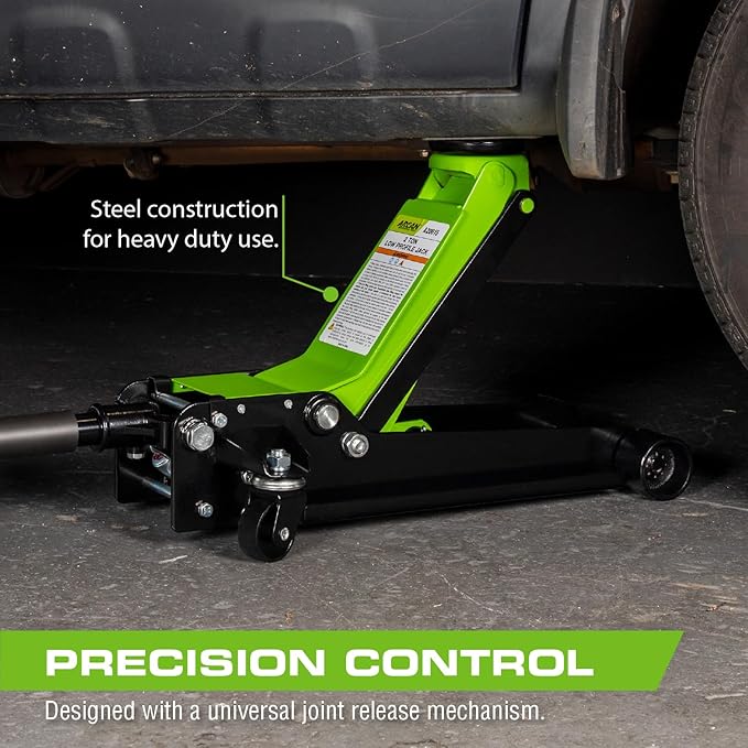 ARCAN Tools 2-Ton Low Profile Quick Rise Steel Floor Jack (A20015)