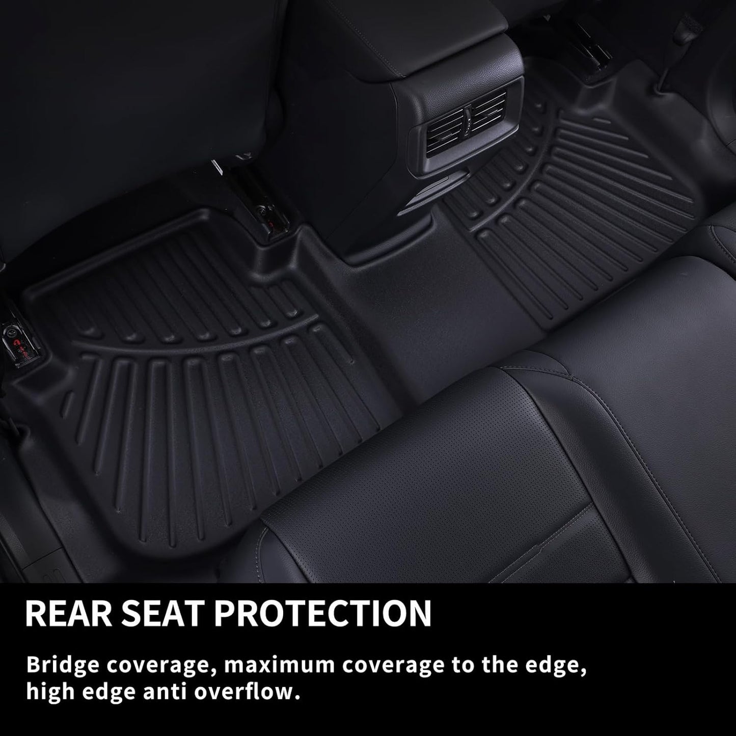 Floor Mats & Trunk Mat for 2025 Nissan Murano with Cargo Liners Accessories Backrest Mat TPE All Weather Protection Car Floor Liners