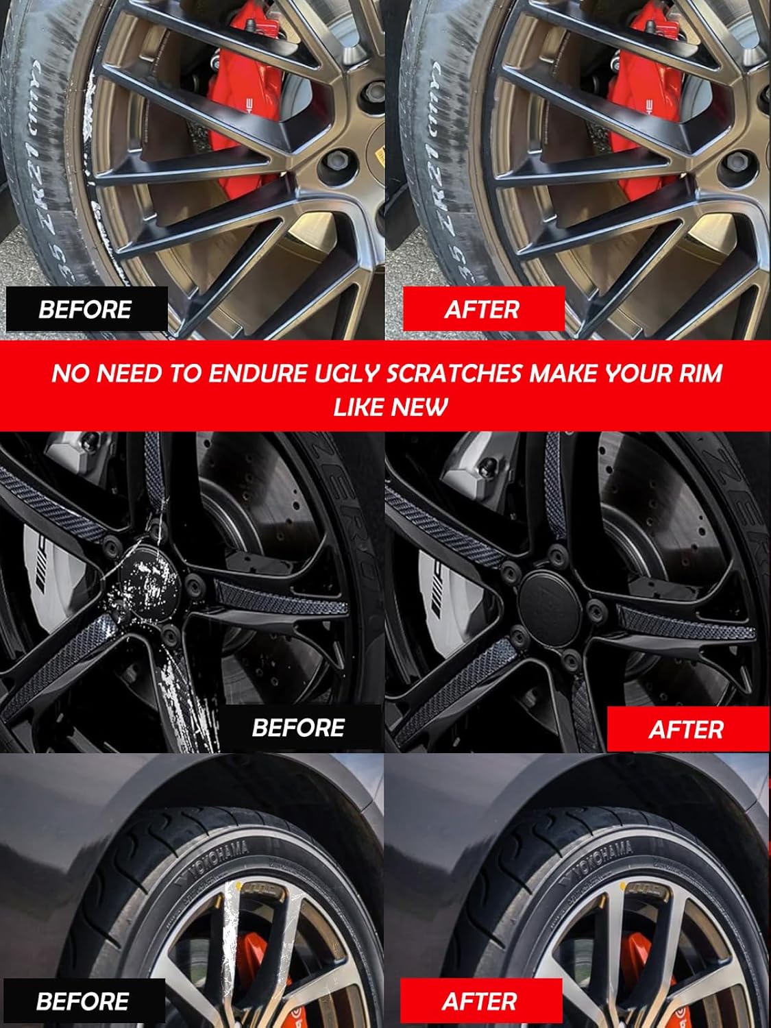 Silver wheel Touch Up Paint. Wheel Scratch Repair Pen. Car Rim Paint Pen Quick And Easy Fix Rim Scratches,Rim Paint For Car Wheel Repair