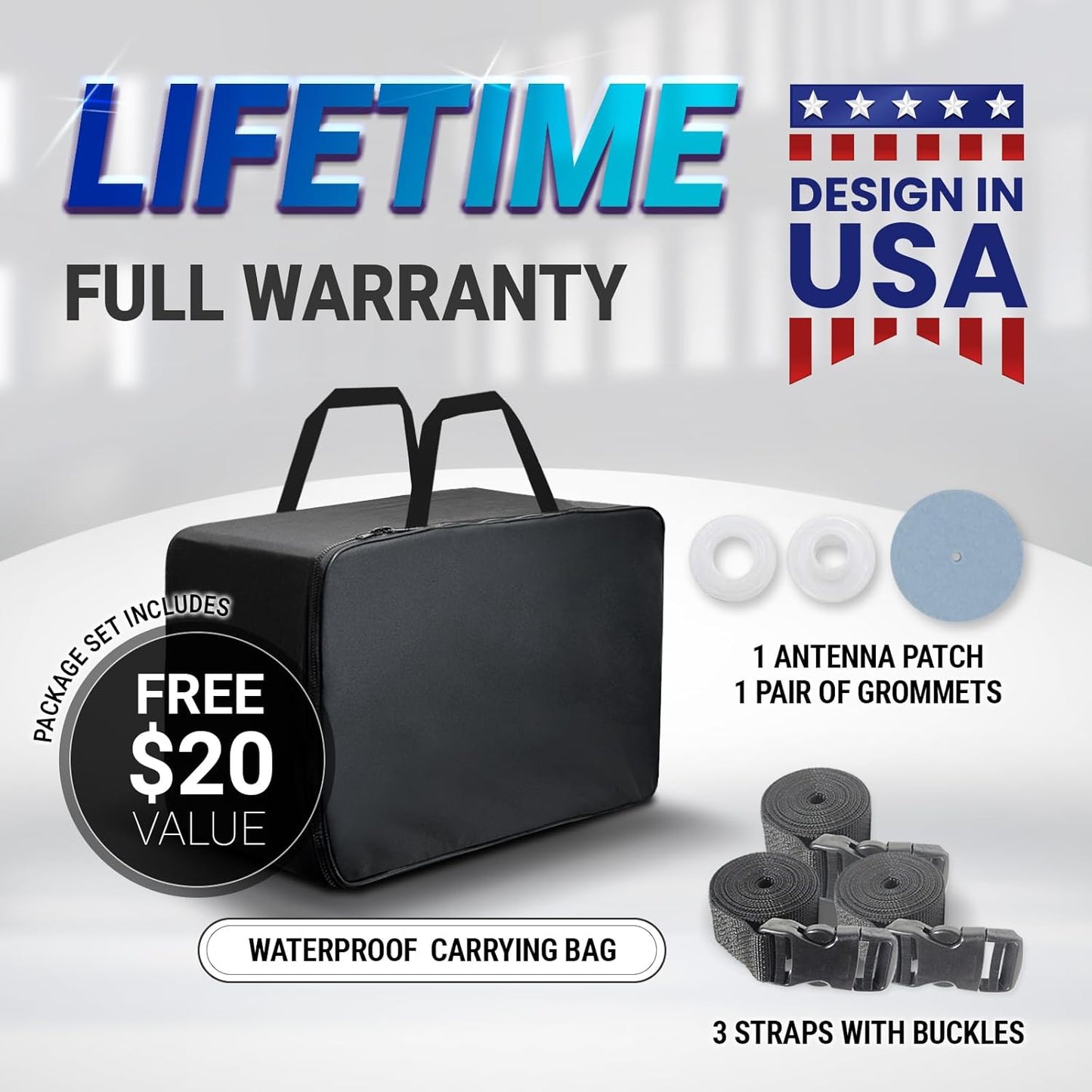 iCarCover Custom Car Cover for Pontiac Phoenix (1980-1984) Waterproof All-Weather Rain Snow UV Sun Protector Full Exterior Indoor Outdoor Car Cover (Stripe - Gray/Black)