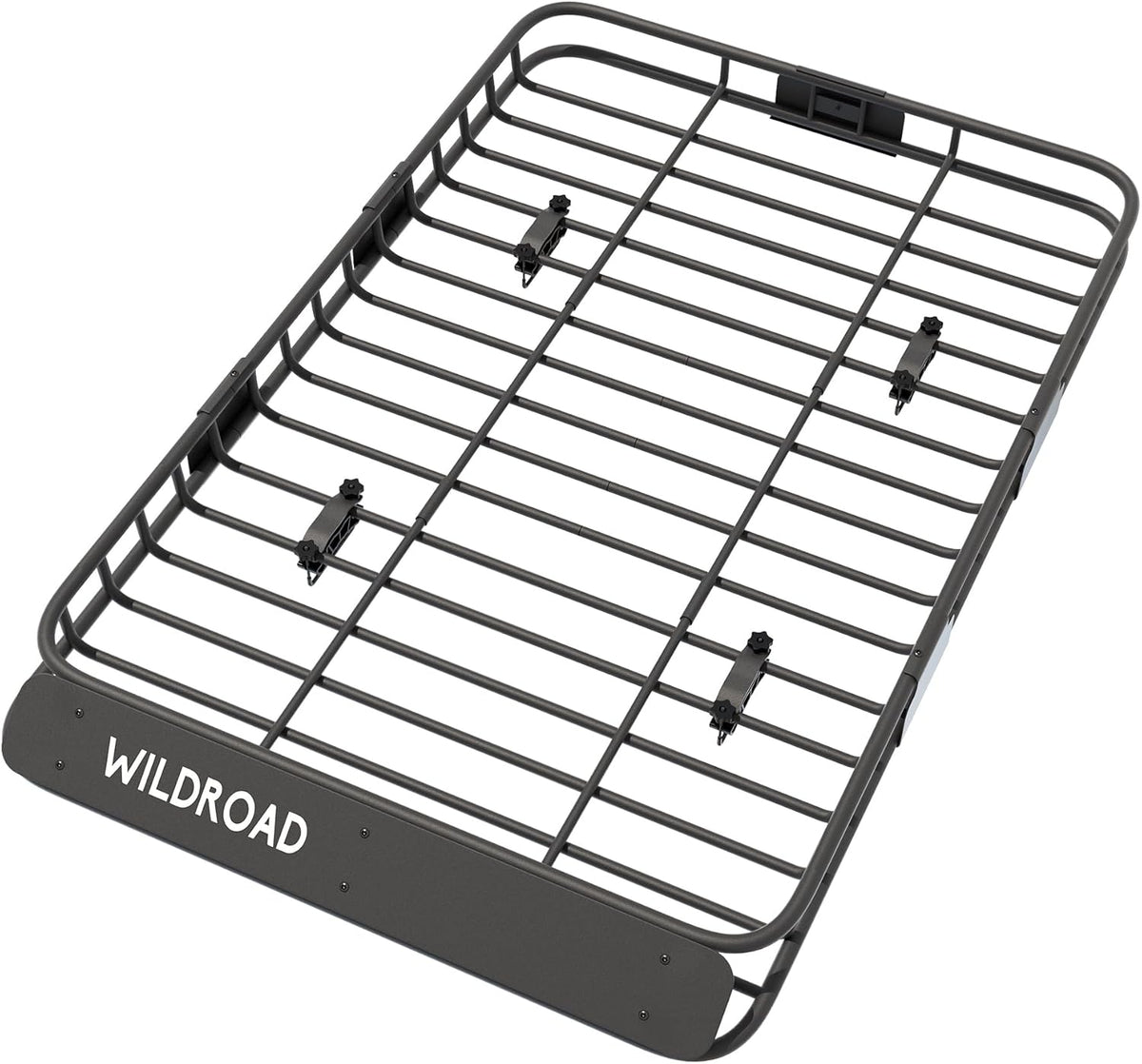 WILDROAD Roof Rack Cargo Basket, Upgraded 4” Fence Car Roof Basket with Extension, 64"x 39"x 4" Universal Car Top Luggage Holder Carrier Basket Fits for SUV Truck Cars
