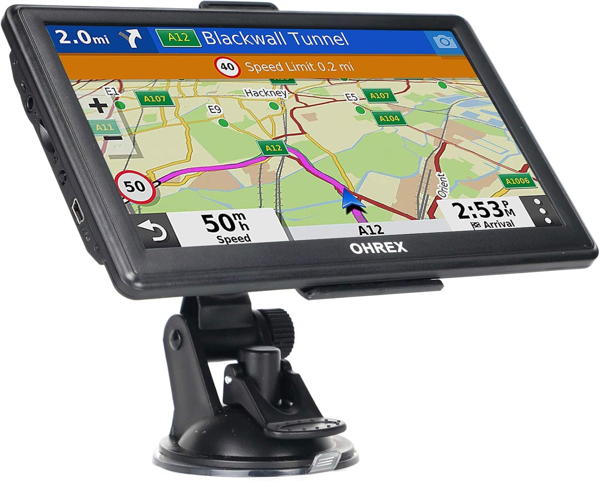 N700 GPS Navigator for Car Truck RV 2025,Truck GPS Commercial Drivers,Trucker GPS for semi Truck,Free Lifetime Maps Updates,7 inch Touchscreen,Custom Truck Routing,Driver Alerts