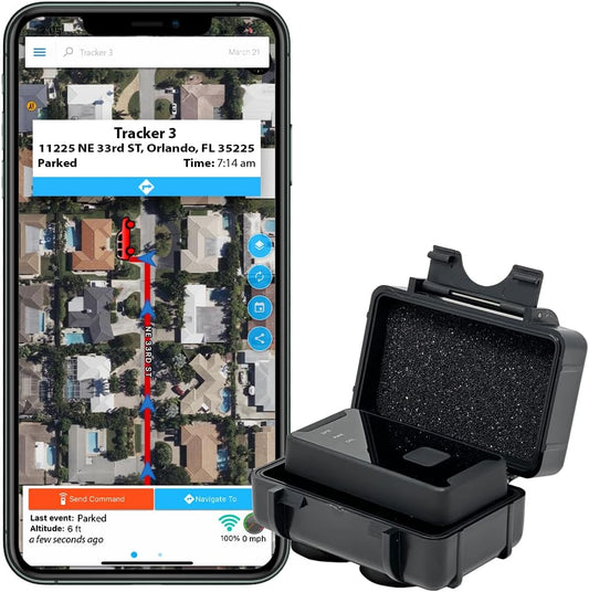 Optimus 2.0 GPS Tracker - Bundle with Twin Waterproof Magnet Case for Vehicles, Assets - 4G LTE - Real-Time GPS Tracking Device – Instant Alerts