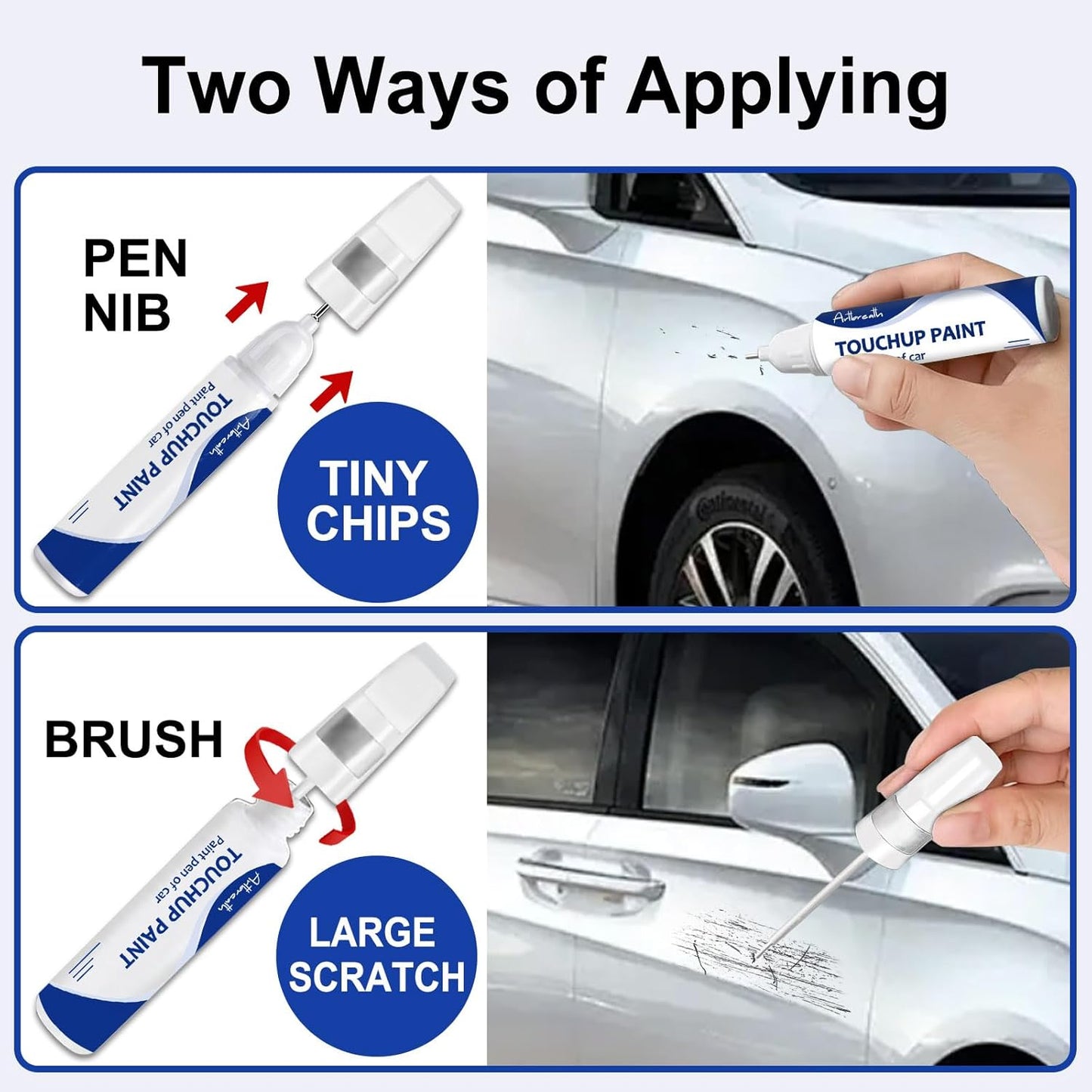 Velvet Red(PRV/NRV) Touch Up Paint for Dodge-Exact Match–Chips and Nicks Car Paint Scratch Repair Kit Automotive Paint Pen for Challenger/Durango/Grand Caravan/Charger/RAM