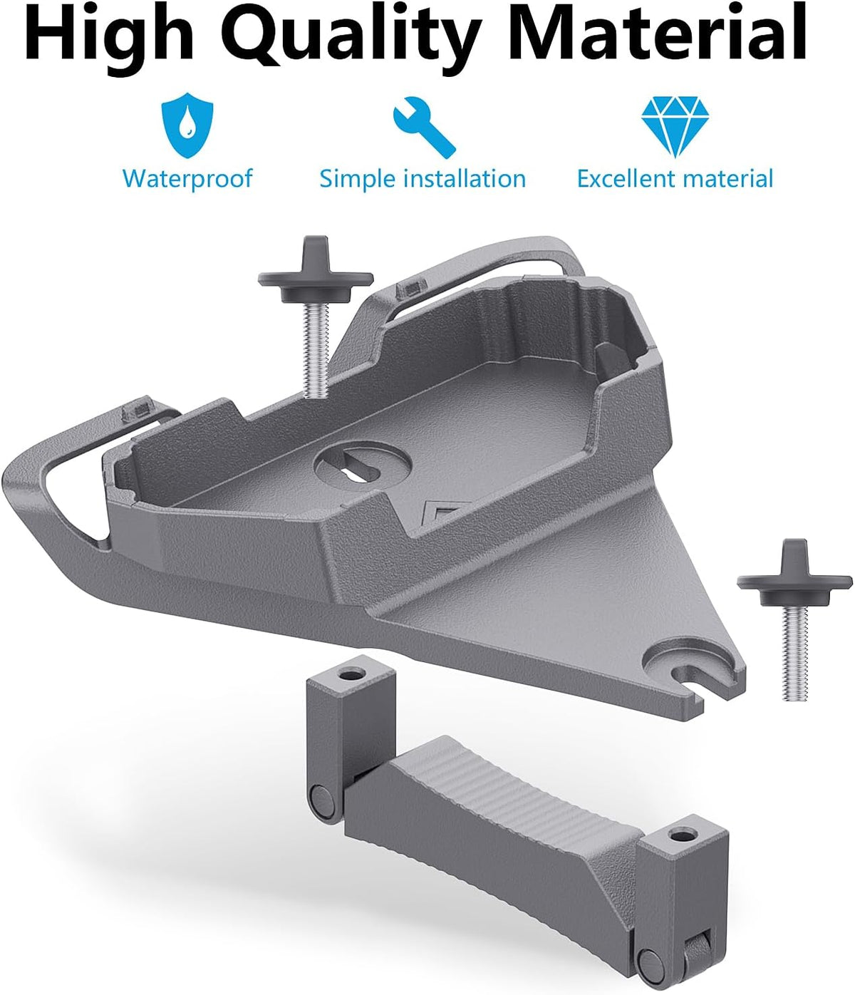 Starlink Mini Mount for Roof Rack & Car Dash, Adjustable Starlink Mini Dishy Compatible with RV, Caravan, Vans | Stable Signal & Waterproof Design