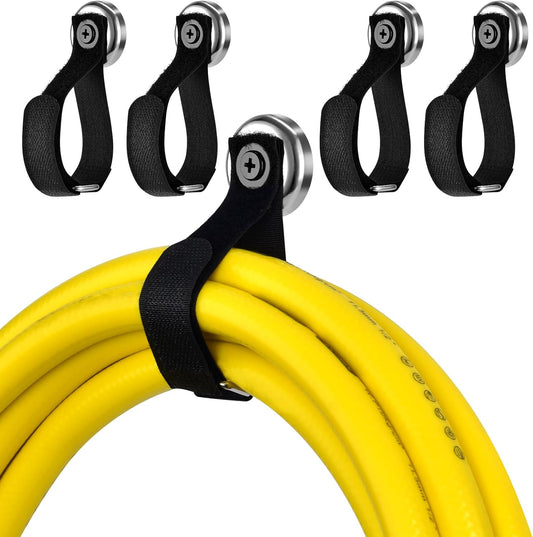 Heavy Duty Magnetic Hooks, Magnetic Tool Holders, 40LBS Magnetic Garage Hooks, for Storing Cables, Ropes, Wires, and Cordless Tools in garages, workshops, Cruise,RVs, and Pickup（4pcs）