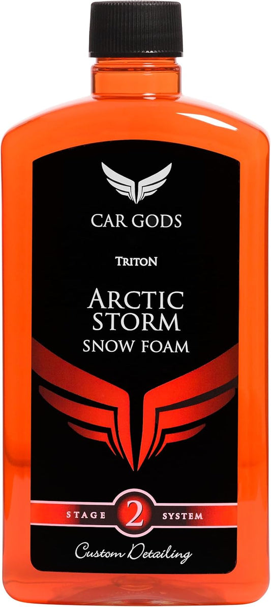Car Gods Arctic Storm Super Thick Snow Foam Shampoo Orange Scent, 17 Fl Oz
