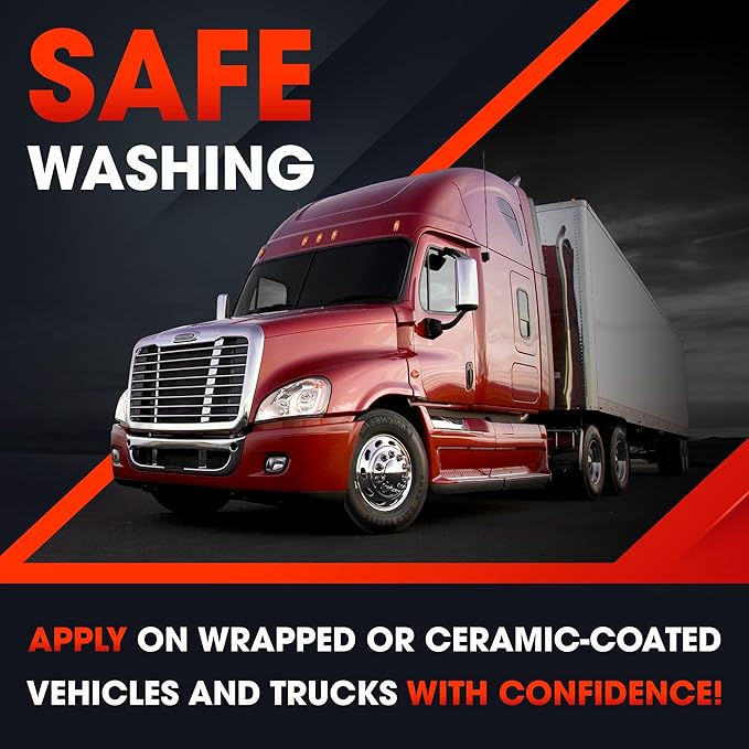 Swift Touchless Car Wash Shampoo (4 Gallon) - No Brushing Required, High Foaming Car Soap, Heavy Duty, Auto Detergent for Foam Cannon, Works on Cars, Trucks, RVs, Motorcycles, Upholstery & More!