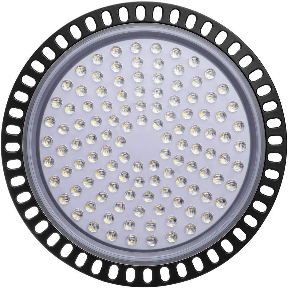 Viugreum 5 PACK 500W UFO LED High Bay Light, 50000LM 6500K Daylight White LED Warehouse Lighting, IP65 Waterproof Commercial Bay Lighting for Garage Barn Workshop Wet Location
