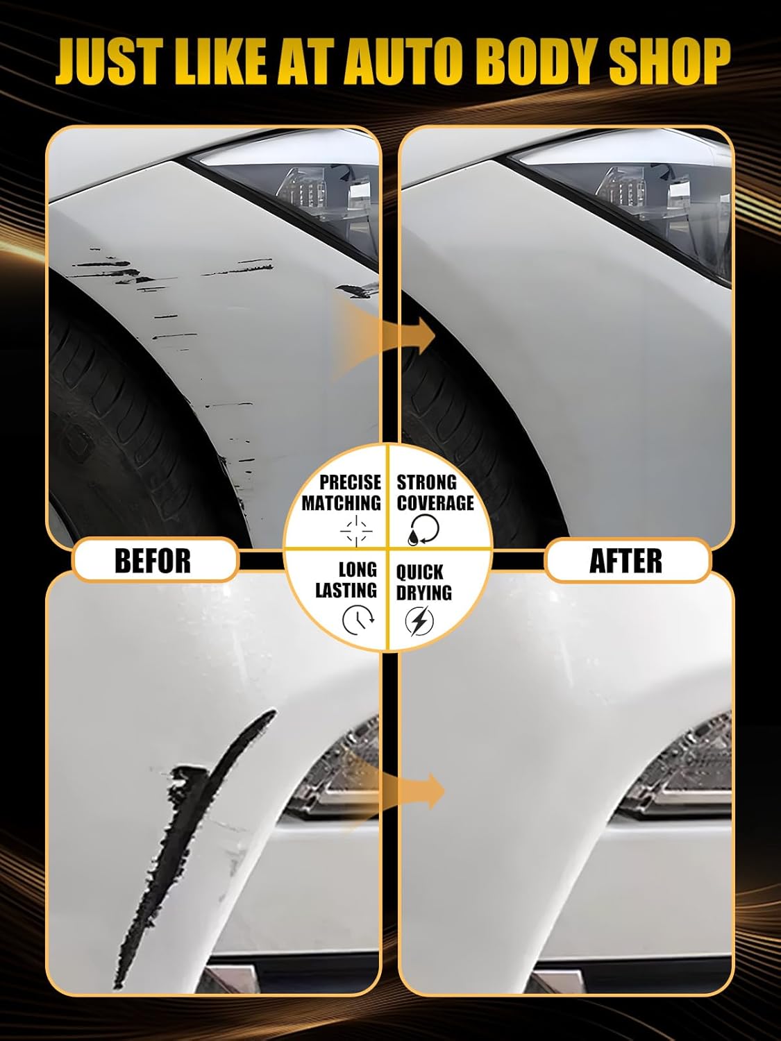 Arctic Blue Pearl(RBG) Touch Up Paint Compatible with Nissan, Exact Match Car Paint Pen Automotive Scratch Repair Remover Kit Quick & Easy Solution for Vehile Chips and Nicks