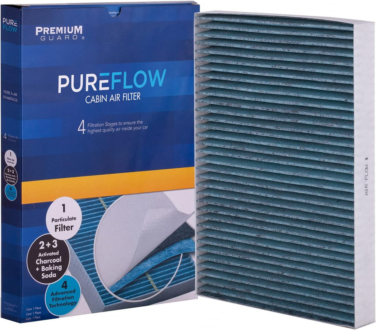 PG Cabin Air Filter PC6176X | Fits 2011-2023 Dodge Charger, 2011-2023 Chrysler 300, 2011-2023 Dodge Challenger