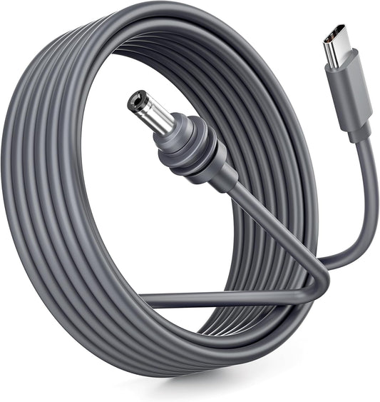 Starlink Mini Cable 10FT/3M DC Power Cable Type C to DC Replacement 18AWG for Starlink Accessories Charging Cord Waterproof