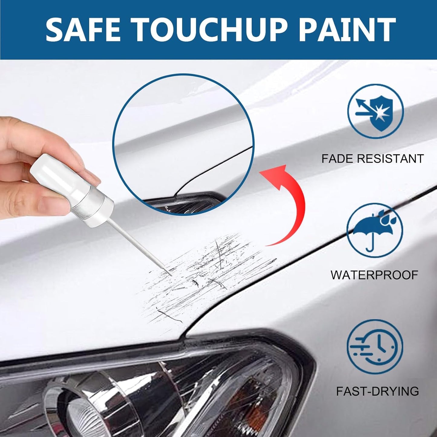 Underground (1L7) Touch Up Paint for Toyota-Exact Match 2 in 1 touchup Paint Pen for Chips and Nicks Repair Car Paint Scratch Repair Kit