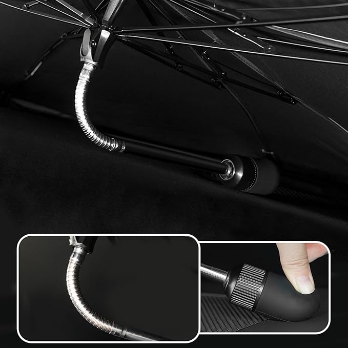 Custom Fit Windshield Sun Shade Umbrella for Honda HR‑V 2023‑2025 – Foldable Front Window Shield, Blocks UV Heat, Reduces Cabin Temp 20‑30 ℃, Easy‑Open Car Sunshade with Storage Bag