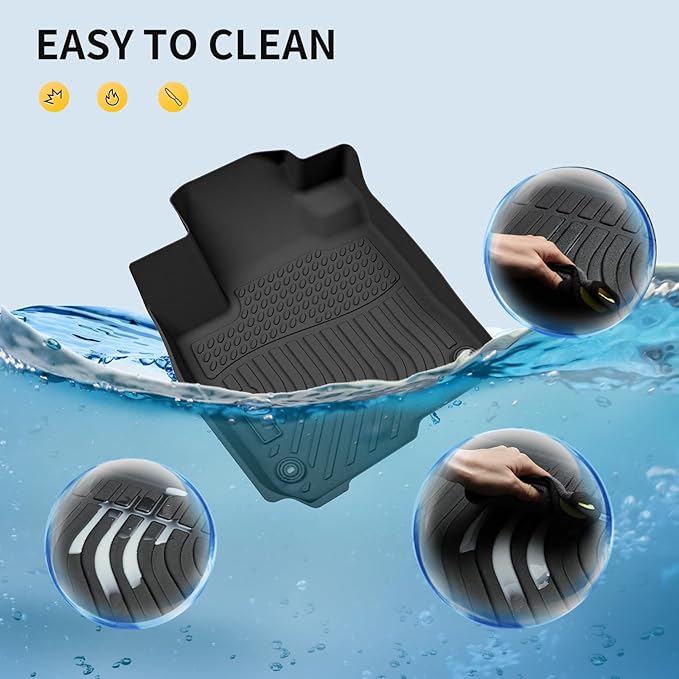 GINOWY-Floor Mats & Cargo Liner for Infiniti QX50 2019-2025 & 2022-2025 Infinit QX55, All Weather Car Floor Mat Rubber Liners Cargo Trunk Mat for Infiniti QX50 Accessories