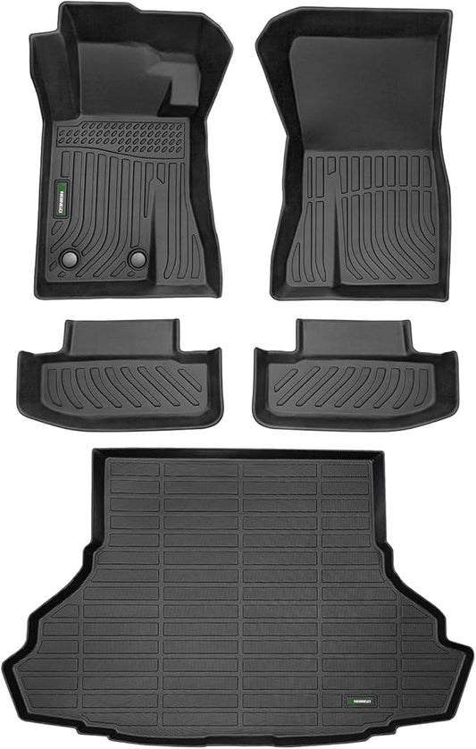 ANBINGO®Floor Mats for Ford Mustang 2015-2024,2015 2016 Mustang mats 2017 2018 Mustang mats 2019 2020 Mustang mats 2021 2022 Mustang mats 2023 Mustang mats 2024 Mustang mats(NOT Mach-E)