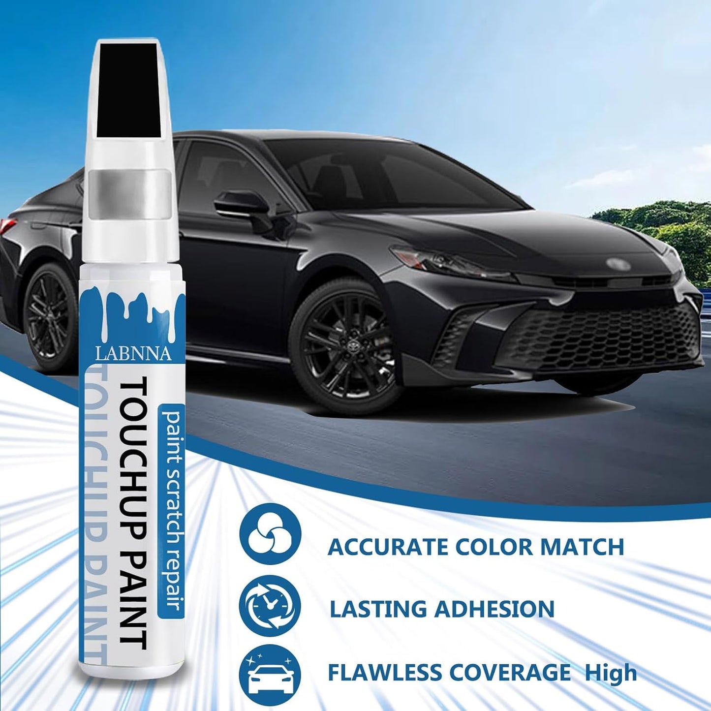 Titan Silver (354) Touch Up Paint for BMW-Exact Match 2 in 1 touchup Paint Pen for Chips and Nicks Repair Car Paint Scratch Repair Kit
