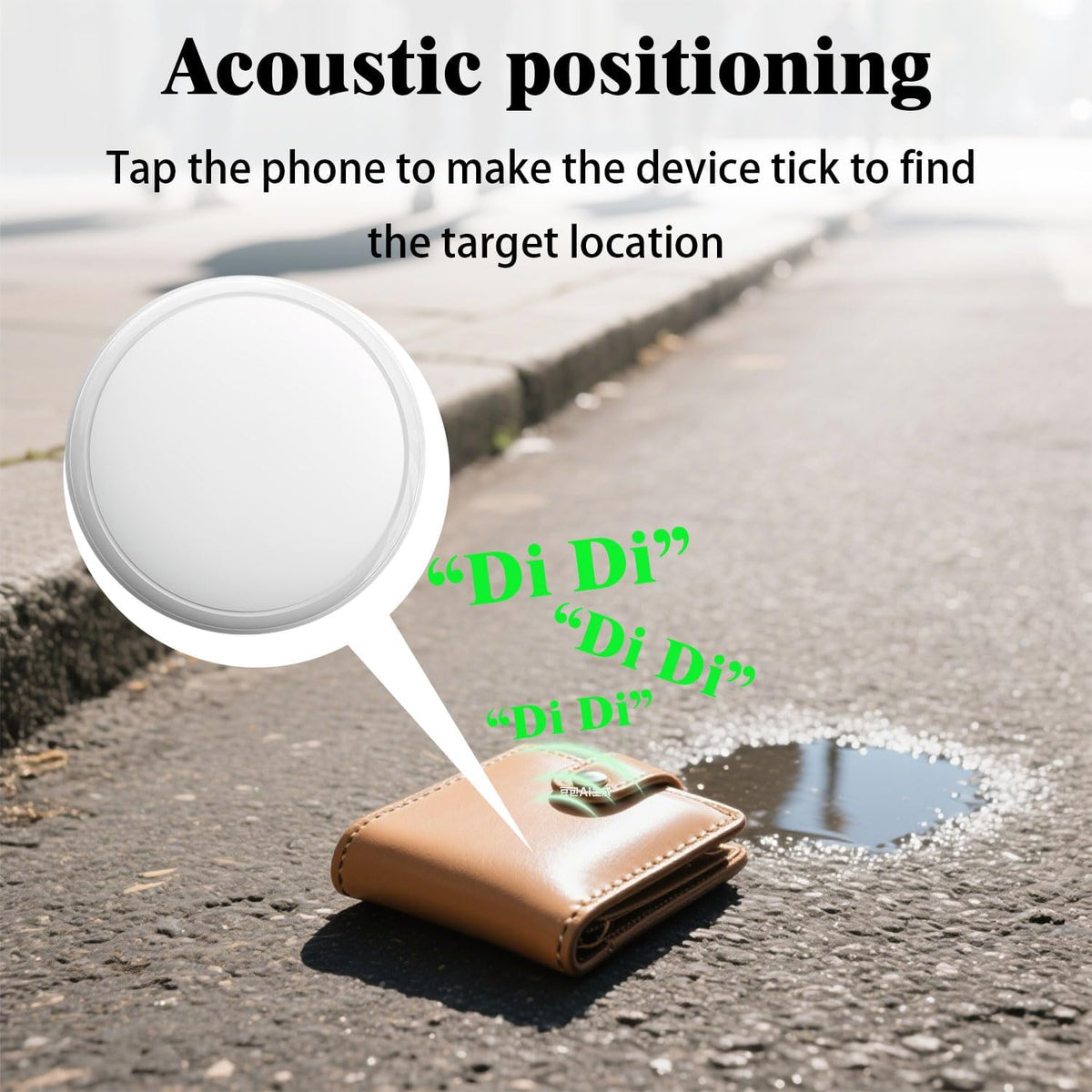 GPS Tracker for Vehicles, Pets & Valuables – No Subscription, Real-Time Tracking via App – Lightweight, Waterproof, Long Battery Life – Compatible with iOS & Android
