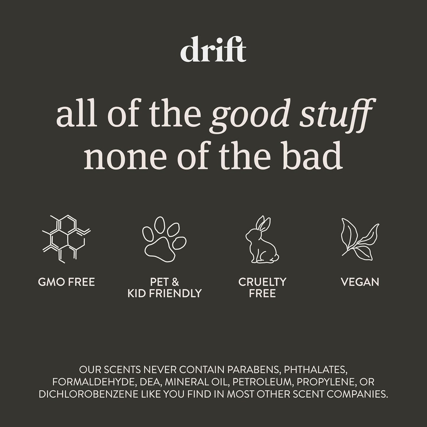 Drift Car Air Freshener - Wood Fragrance - Automotive Odor Eliminator - Car Fresheners Long Lasting - Variety Scent Refill - Pack of 3 - NO CLIP INCLUDED