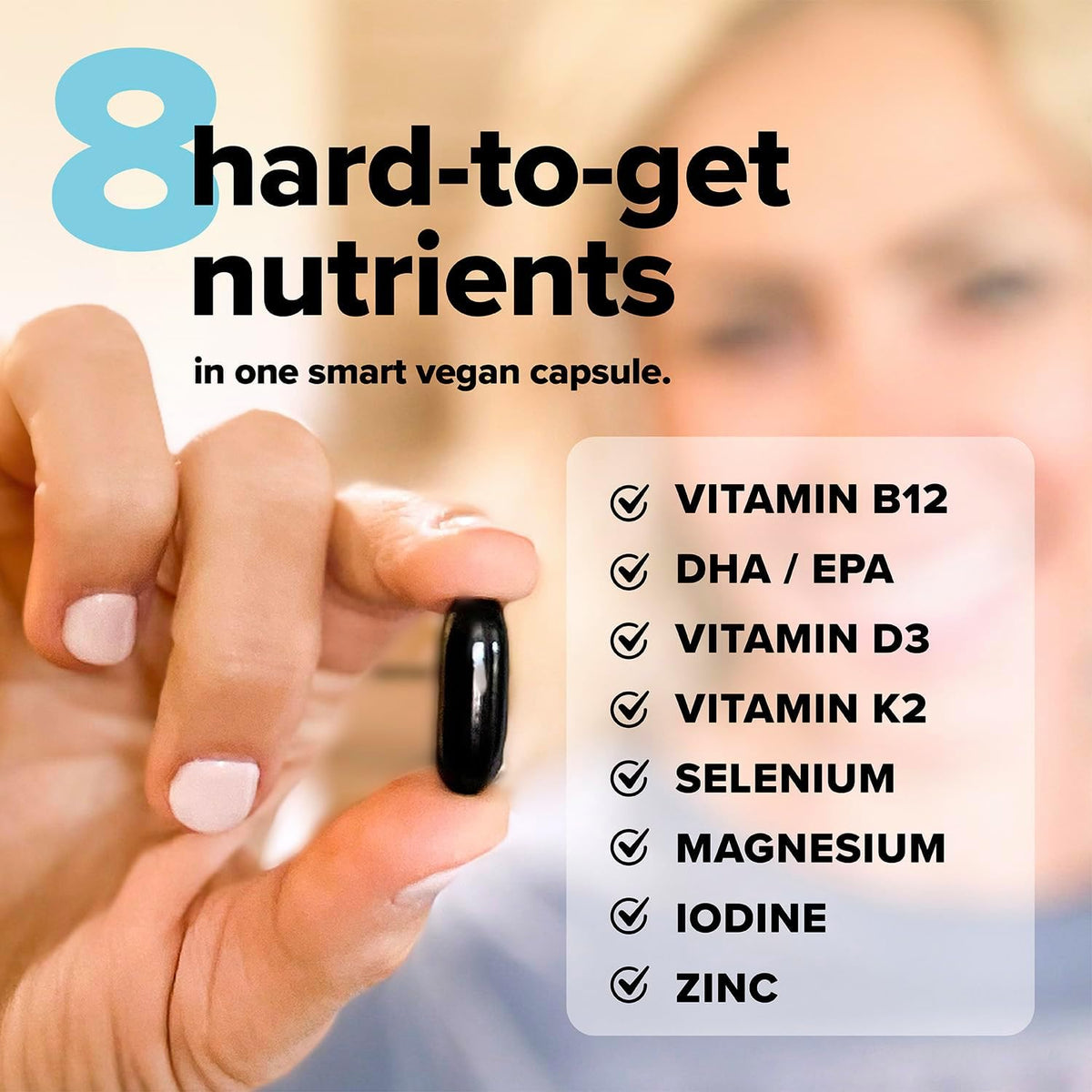 Complement ForHer & Essential Vegan Multivitamin Bundle – 30-Day Women’s Wellness Support with Omega 3, B12, D3, Iron, Folate & More – Energy, Immunity & Hormonal Balance