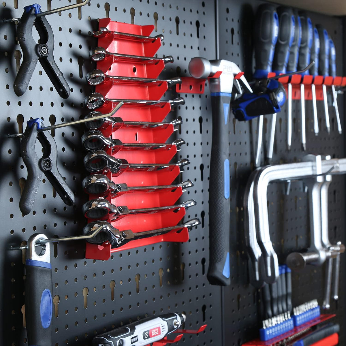 Prostormer Workbench, 47.25 inch Multipurpose Garage Worktable with Peg Board Hook Kit for Home, Garage, and DIY Projects