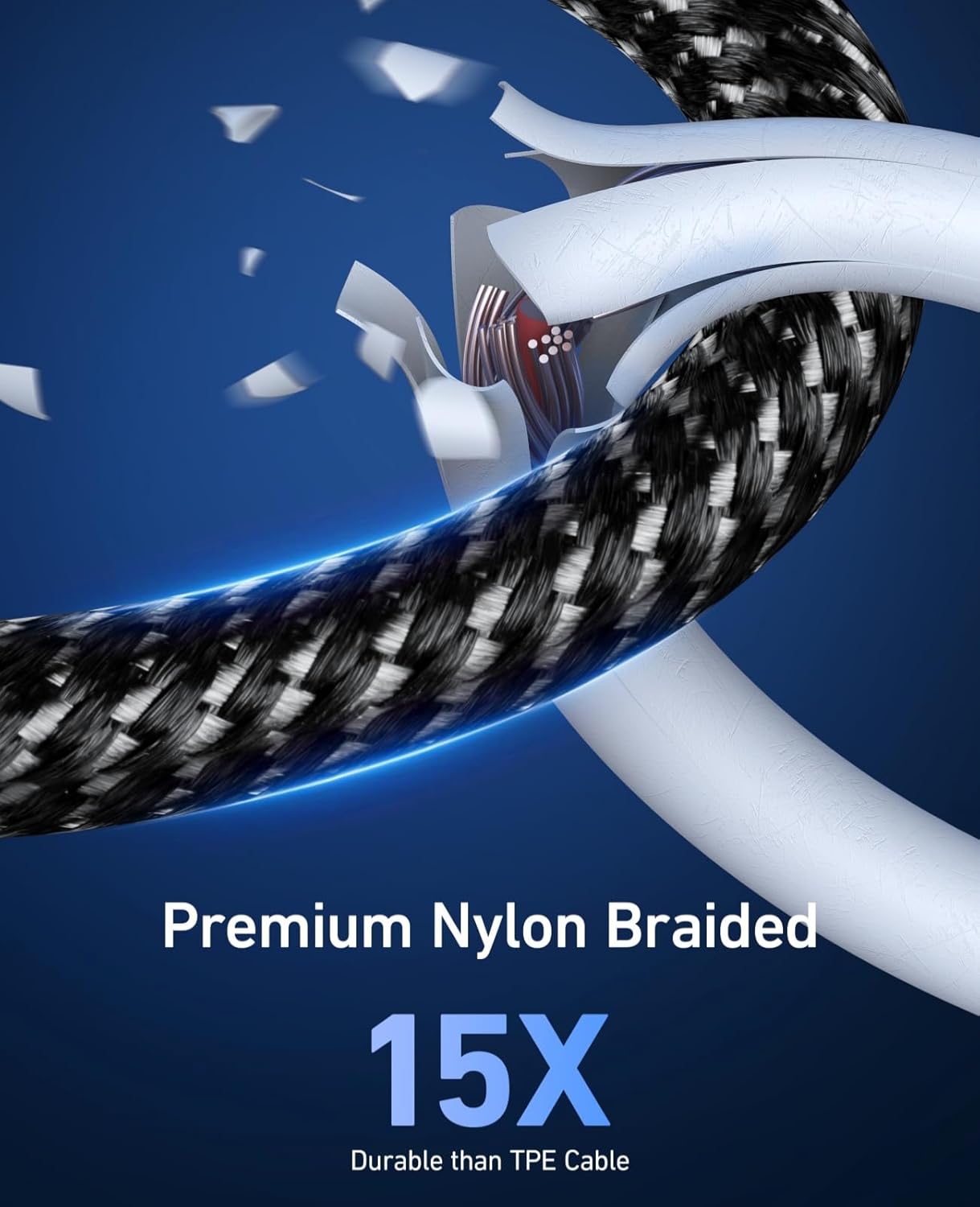 iPhone Cable Fast Charging 6FT USB C Lightning Cable 3 Pack 6 Foot Nylon Braided Type C Lightning Cord Compatible with iPhone 14 13 12 11 Pro Max Mini 8 Plus SE iPad and More