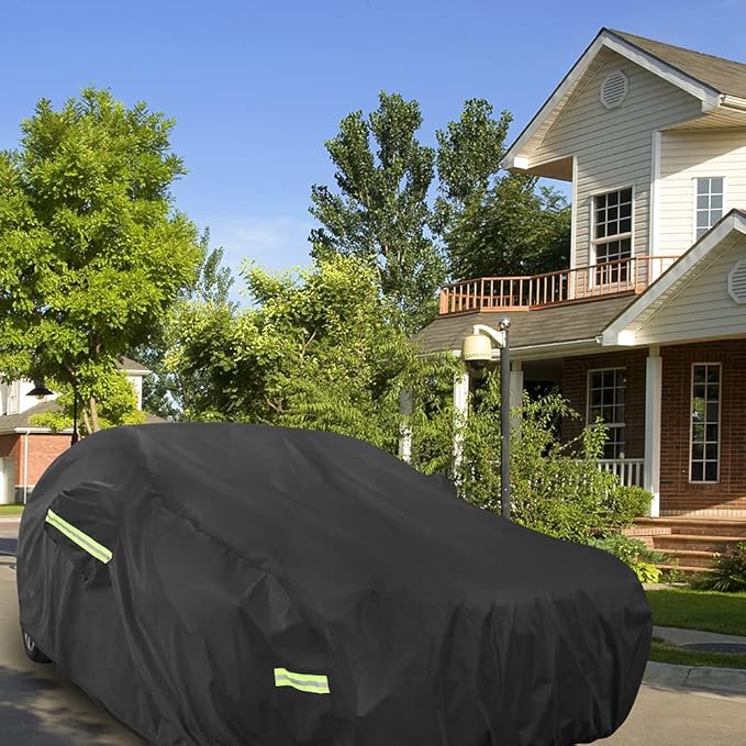 Car Cover Custom Fit for Honda Accord, Waterproof All Weather Full Exterior Cover Rain Snow UV Protection Cover with Door Zipper