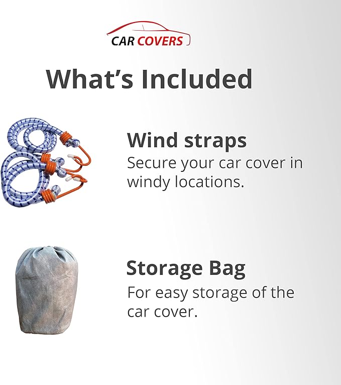 Weatherproof Outdoor Gray Color Truck Cover Compatible with 1948-1983 Ford F-Series Regular Cab ~6.5' & Shell - Outdoor & Indoor - Rain, Snow, Hail, Sun - Theft Cable Lock, Bag & Wind Straps
