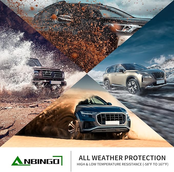 ANBINGO®Floor Mats Fit for Audi Q3 2019-2025 & Cargo Liners All Weather Mats for 2020 Q3 TPE Car Mat Rugs for Audi 2021 2022 Q3 Rubber Trunk Carpet for Audi 2023 2024 Q3 Automotive Accessories