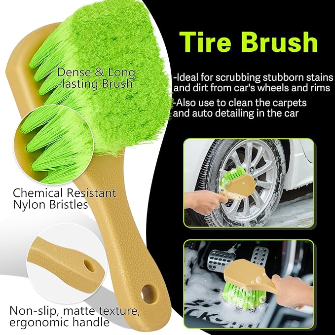 Car Wash Brush with Long Handle - 15° Curved Extendable Car Wash Mop,Soft Car Washing Brushes with Extra Microfiber Mop Head for Truck SUV Cleaning Not Hurt Paint Scratch Free