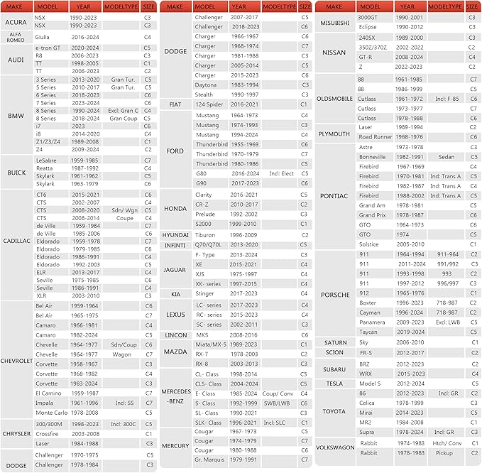 Car Cover Automobiles Waterproof All Weather for for Sports Coupe Fit Coupe Buick Lesabre,Cadillac de Ville/Eldorado,Chevrolet El Camino/Impala,Dodge Charger etc.(See Size Chart)