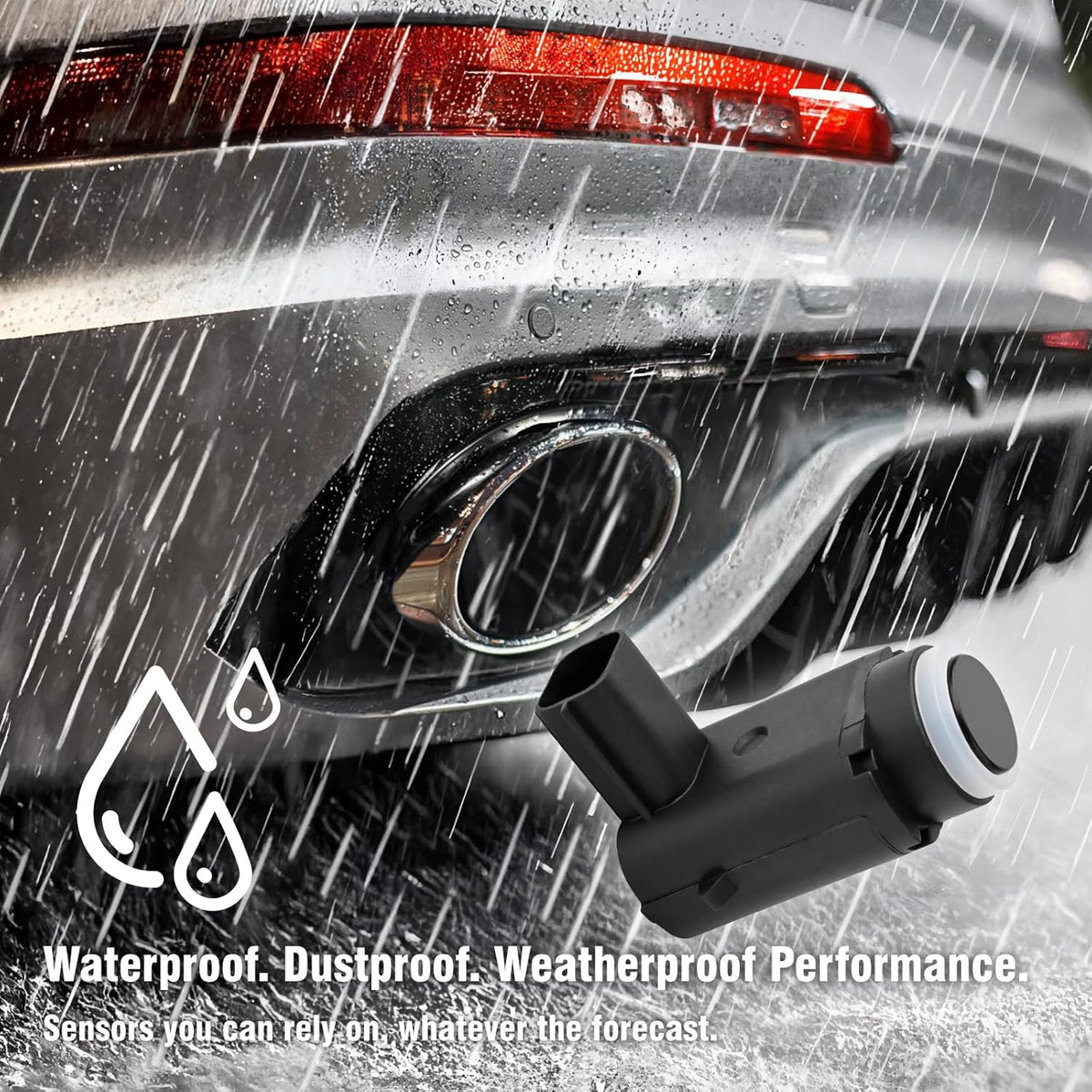 LR038084 Reverse Backup Parking Assist Sensor Compatible with C-Max DB9 Escape Fiesta Transit Connect XF XJ