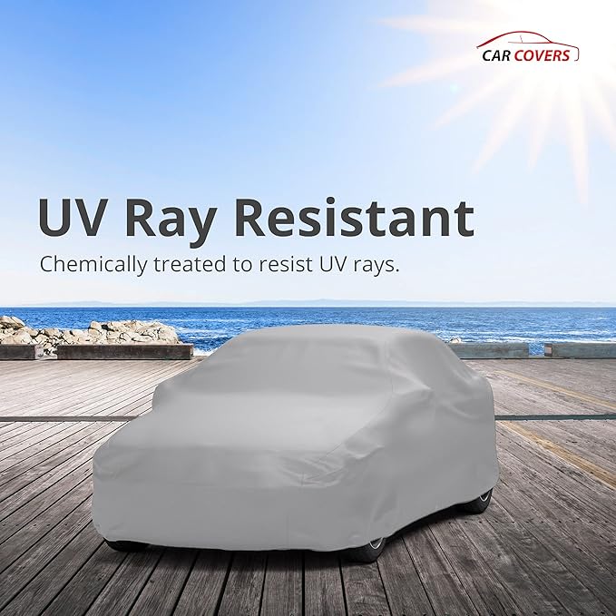 Car Covers Weatherproof Max Car Cover & Warranty Compatible with Porsche 1984-1989 911 3.2 Carrera Series E, F, G, H, I, J – Outdoor Cover Theft Cable Lock Car Accessories Better Than Waterproof