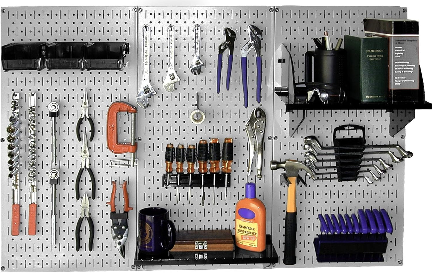 Wall Control Metal Pegboard and Accessory Kit