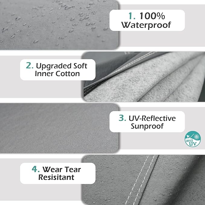 Premium Car Cover Custom Fit Mazda 3 Sedan (2003-2025), 16 Layers Heavy Duty Car Cover Waterproof All Weather with Zipper Door for Sun Rain Snow Dust Uv Protection