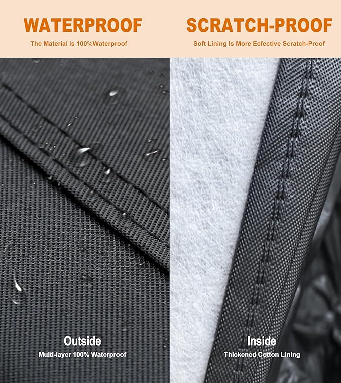 Car Cover Waterproof All Weather for Automobiles Winter Snowproof Rain UV Protection Heavy Duty Outdoor Sedan Car Cover & Car Snow Cover Universal Fit for Sedan Length Up to 185’’