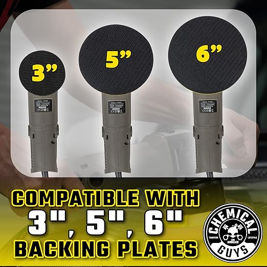 Chemical Guys BUF_209X TORQX Random Orbital Polisher, Complete Detailing Kit with Pads, Pad Cleaner & Conditioner, Towels (Safe for Cars, Trucks, SUVs, & More) 700W, Orbit 8mm - 12 Items