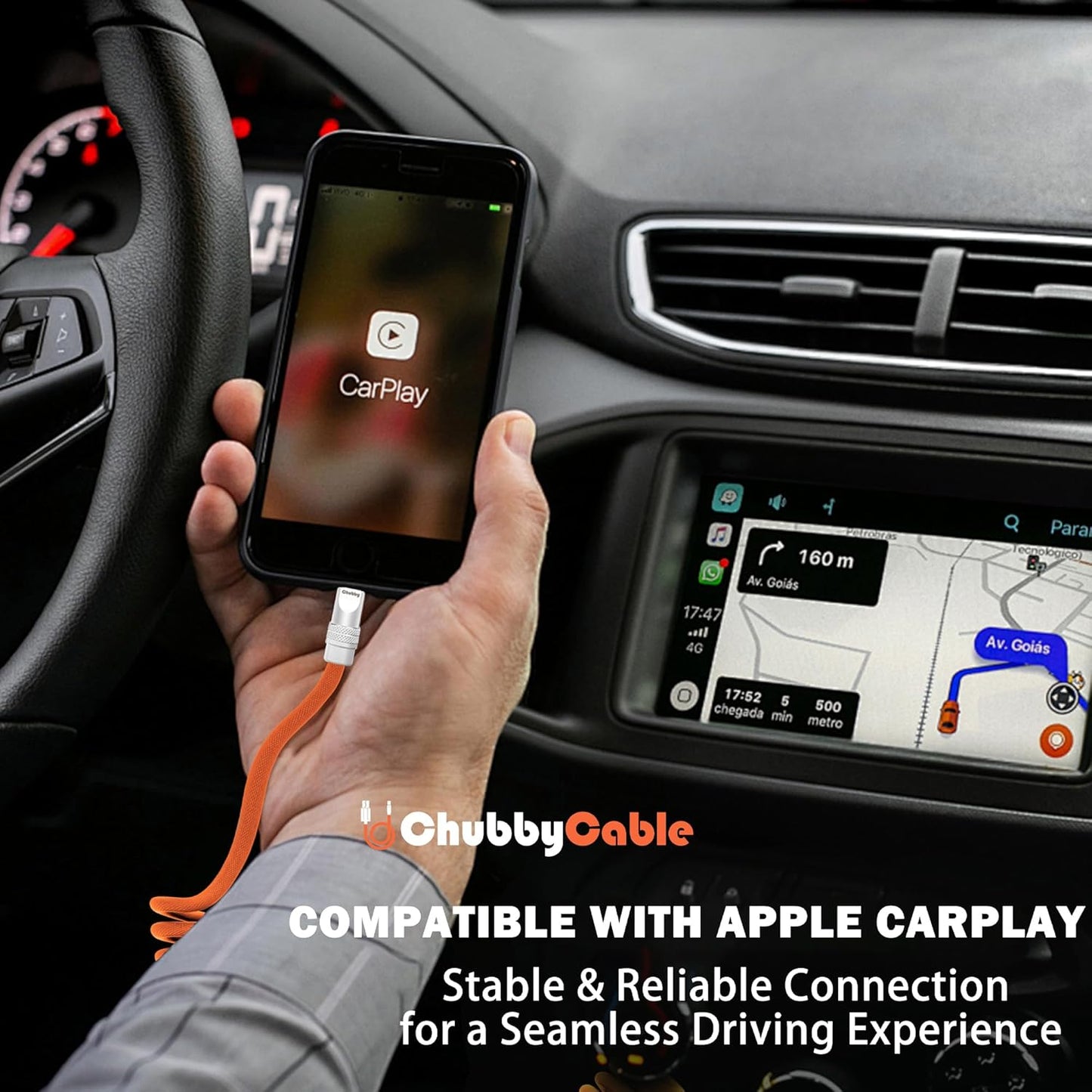 chubbycable Curly Chubby - Retractable Fast Charging Cable 240W Coiled Charger Cord for Car Durable USB-C Cable for Phones, Tablets and More, Pink, Type-C to Type-C, 1.3FT-2.3FT