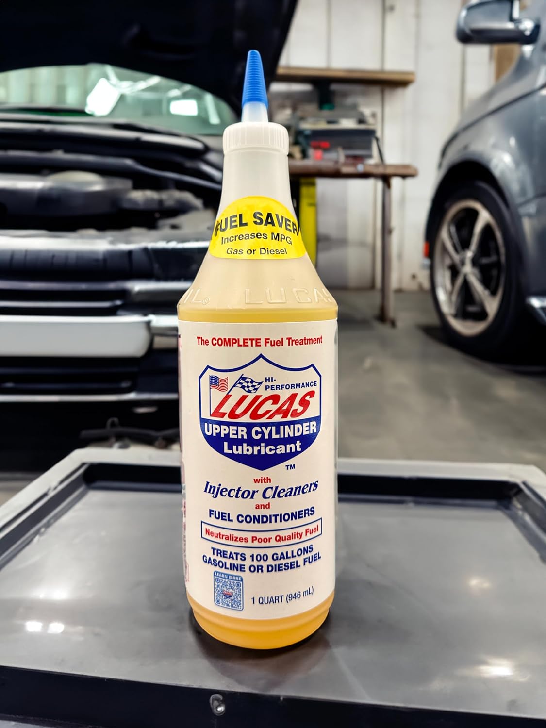 LUCAS Oil 10003-PK12 Fuel Treatment - 1 Quart