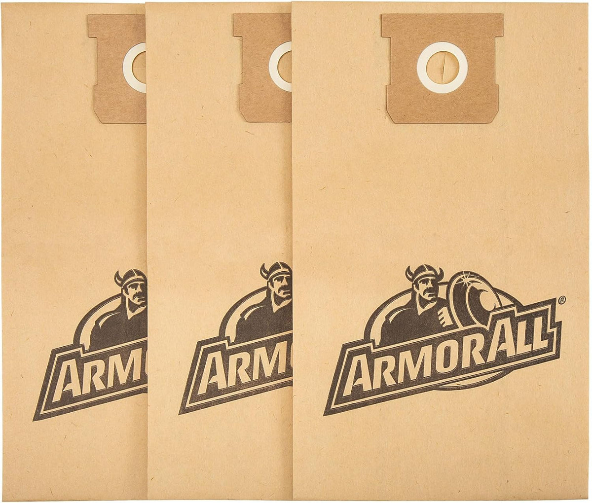 Armor All, AADBS 2.5-Gallon Wet/Dry Vacuum Dust Bags, 3-Pack