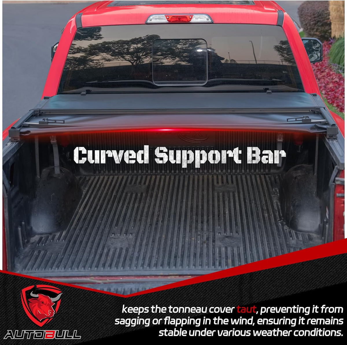 Soft Tri Fold Tonneau Cover Compatible with 2007-2021 Toyota Tundra(Excl. Trail Edition) 5.5ft Bed (66.7"), Vinly Top Alloy Steel Structure
